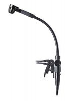 AKG C519M микрофон для духовых инструментов на 'прищепке', с адаптером фант. питания в разъёме XLR, не работает с радиосистемами