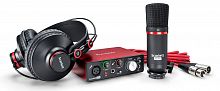 FOCUSRITE Scarlett Solo Studio 2nd Gen студийный комплект (Scarlett Solo 2nd Gen, наушники, микрофон, ПО, микрофонный кабель).