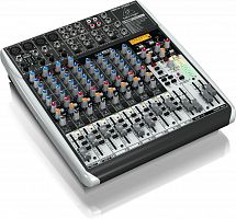 BEHRINGER QX1622USB микшер, 4 моновхода с компрессорами, 4 стерео, 2 AUX-шины, 2 подгруппы, процессор эффектов, USB