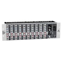 BEHRINGER RX1202FX микшер рэковый, 8 моновходов, 2 стерео, 2 AUX-шины, процессор эффектов