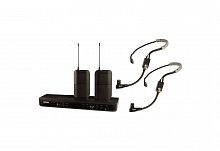SHURE BLX188E/SM35 M17 662-686 MHz двухканальная радиосистема с двумя головными микрофонами SM35