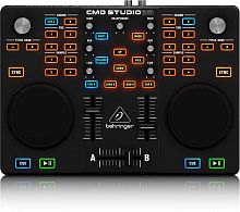 BEHRINGER CMD STUDIO 2A MIDI контроллер для DJ на 2 деки, со встроенным 4 канальным аудио интерфейсом